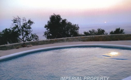 Land in Marathokabos, Aegean, Griechenland 1