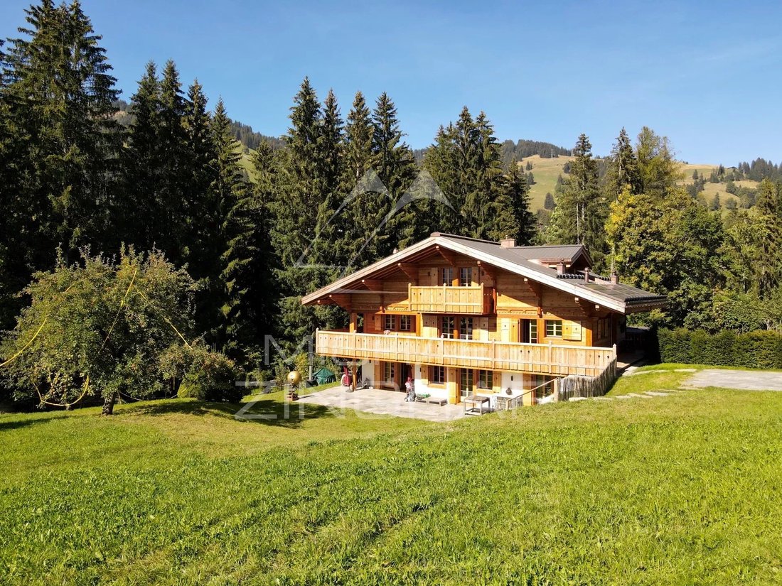 Chalet For Rent In Gruben With Stunning In Saanen, Canton Of Bern