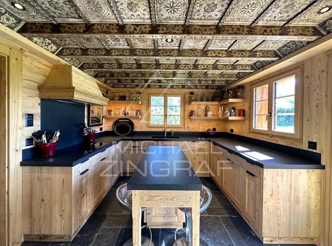 Chalet For Rent In Gruben With Stunning In Saanen, Canton Of Bern