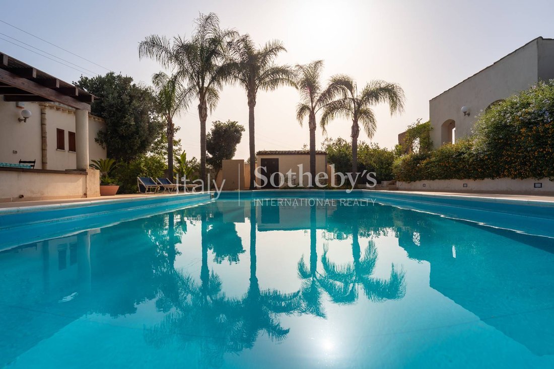 Villa With Swimming Pool Near The Park Of Selinunte In Sicily, Italy