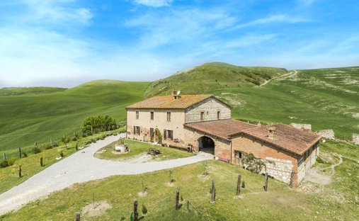 Maison à Asciano, Toscane, Italie 1