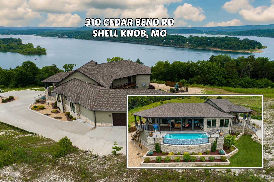 Stunning Lakefront Home With Sweeping In Shell Knob, Missouri, United