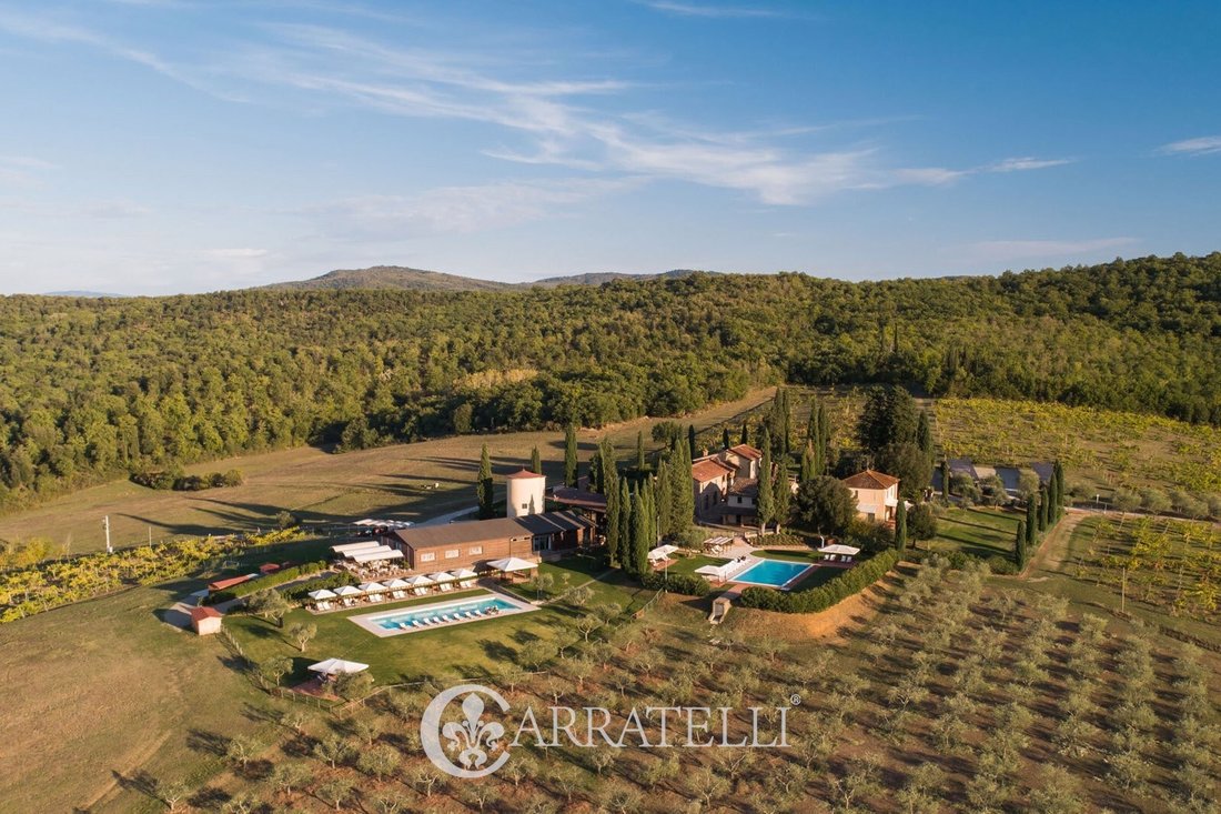 Luxury Resort With Vineyard And Olive Grove In Arezzo In Bucine