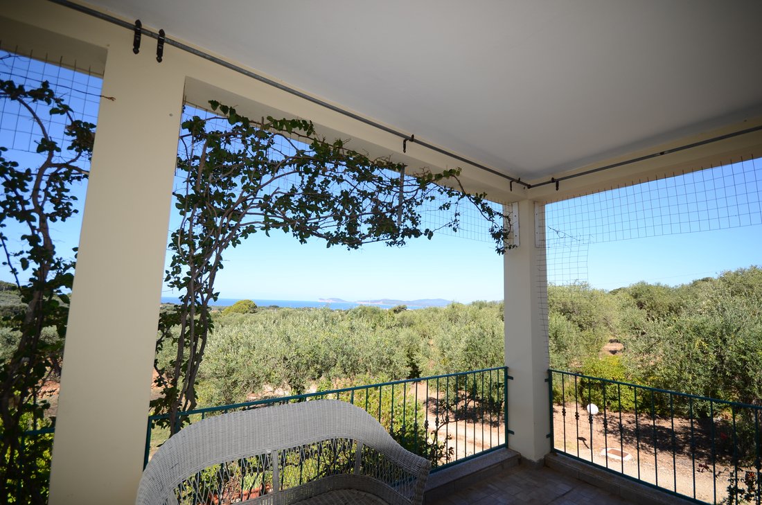 Villa On The Hill With Beautiful Sea View In Alghero, Sardinia, Italy