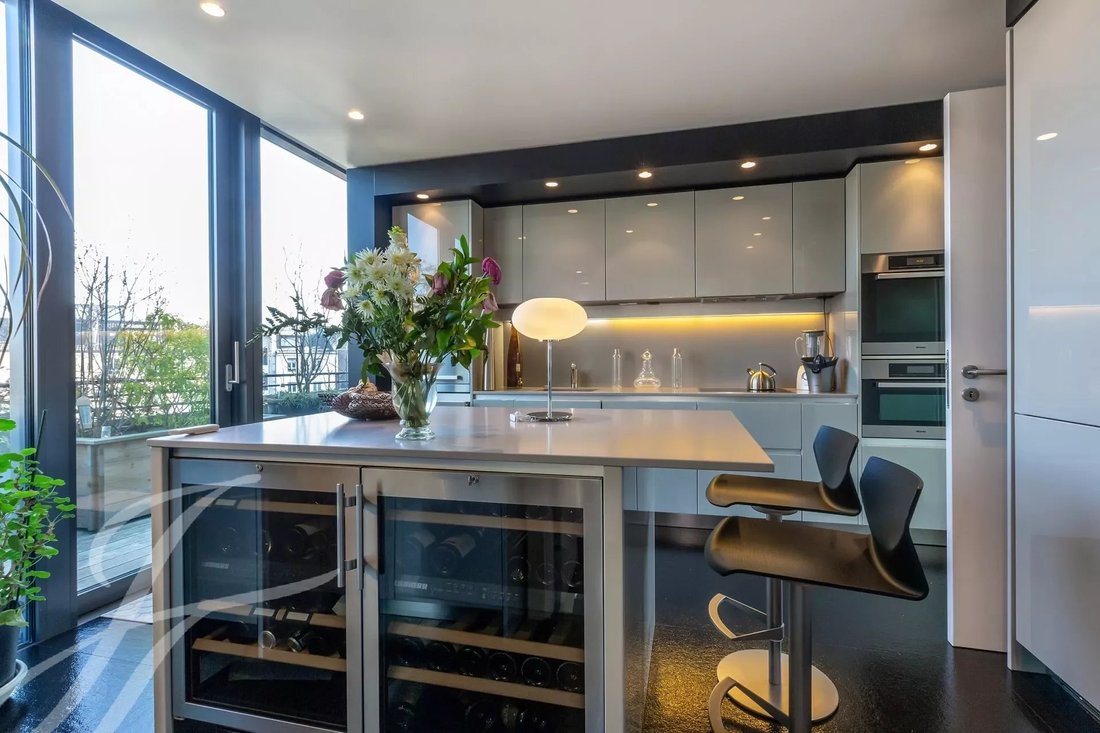 Apartment With Panoramic Views Of The Rhône In Geneva, Genève