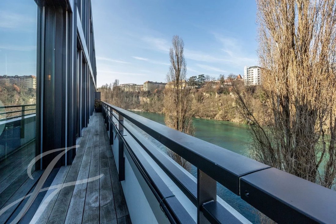 Apartment With Panoramic Views Of The Rhône In Geneva, Genève