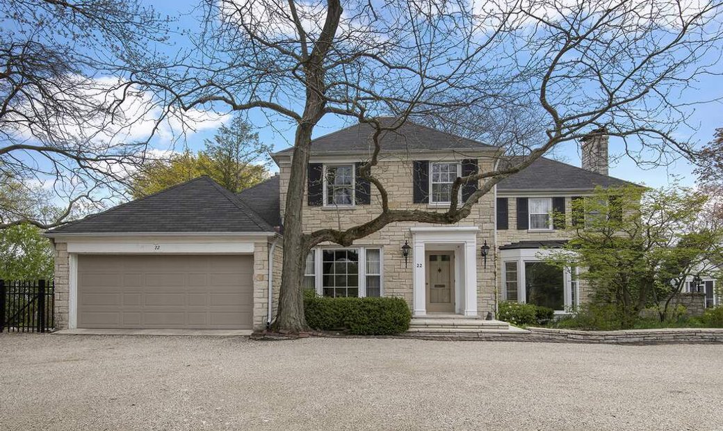 Classic Lannon Stone House On The In Highland Park, Illinois, United