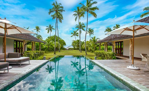 Luxury homes with private beach for sale in Desroches, Seychelles ...