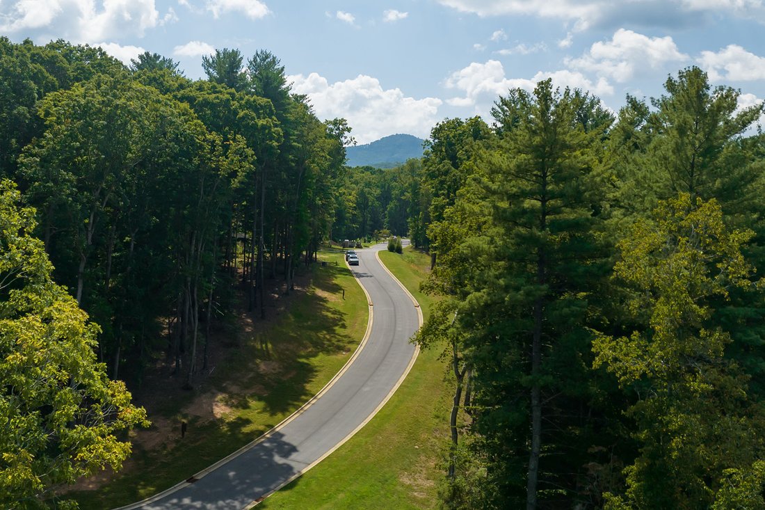 Biltmore Lake In Candler, North Carolina, Vereinigte Staaten Zu