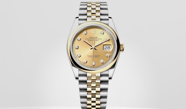 Rolex Datejust 36 watch: Oystersteel and white gold - m126234-0050