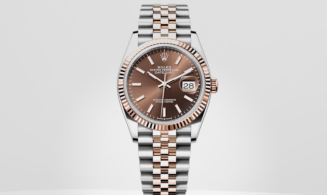 Datejust 36 hot sale everose gold