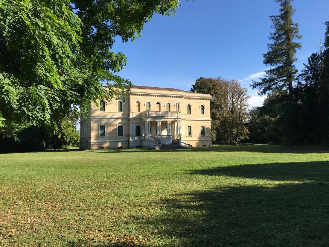 Villa From The 19th Century Immersed In In Masi Torello, Emilia Romagna ...