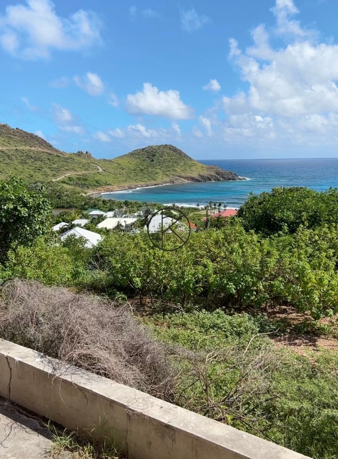 Land With A View Of Toiny Bay In Vitet, Saint Barthélemy For Sale