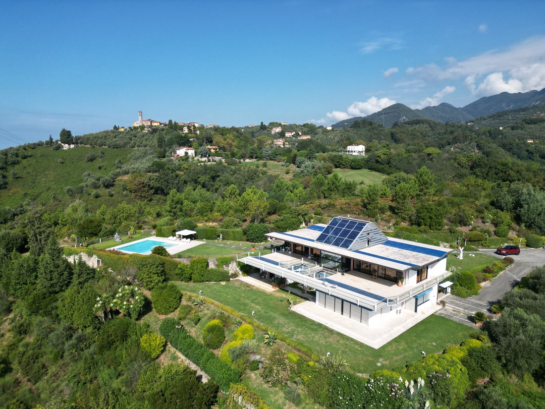 Sky House Sea View Villa Welness Immersa Nelle Colline In Camaiore