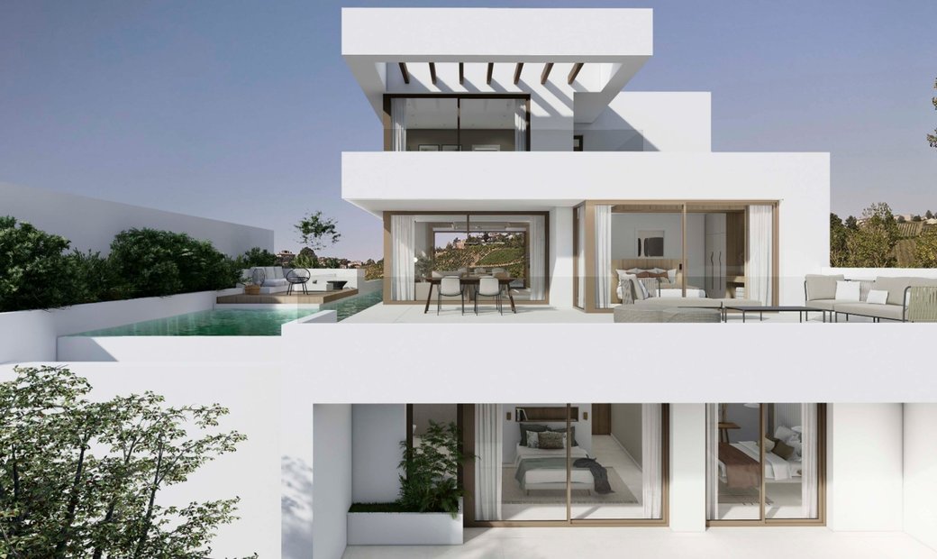 New Build Modern Villa With Views Of In Finestrat, Valencian Community