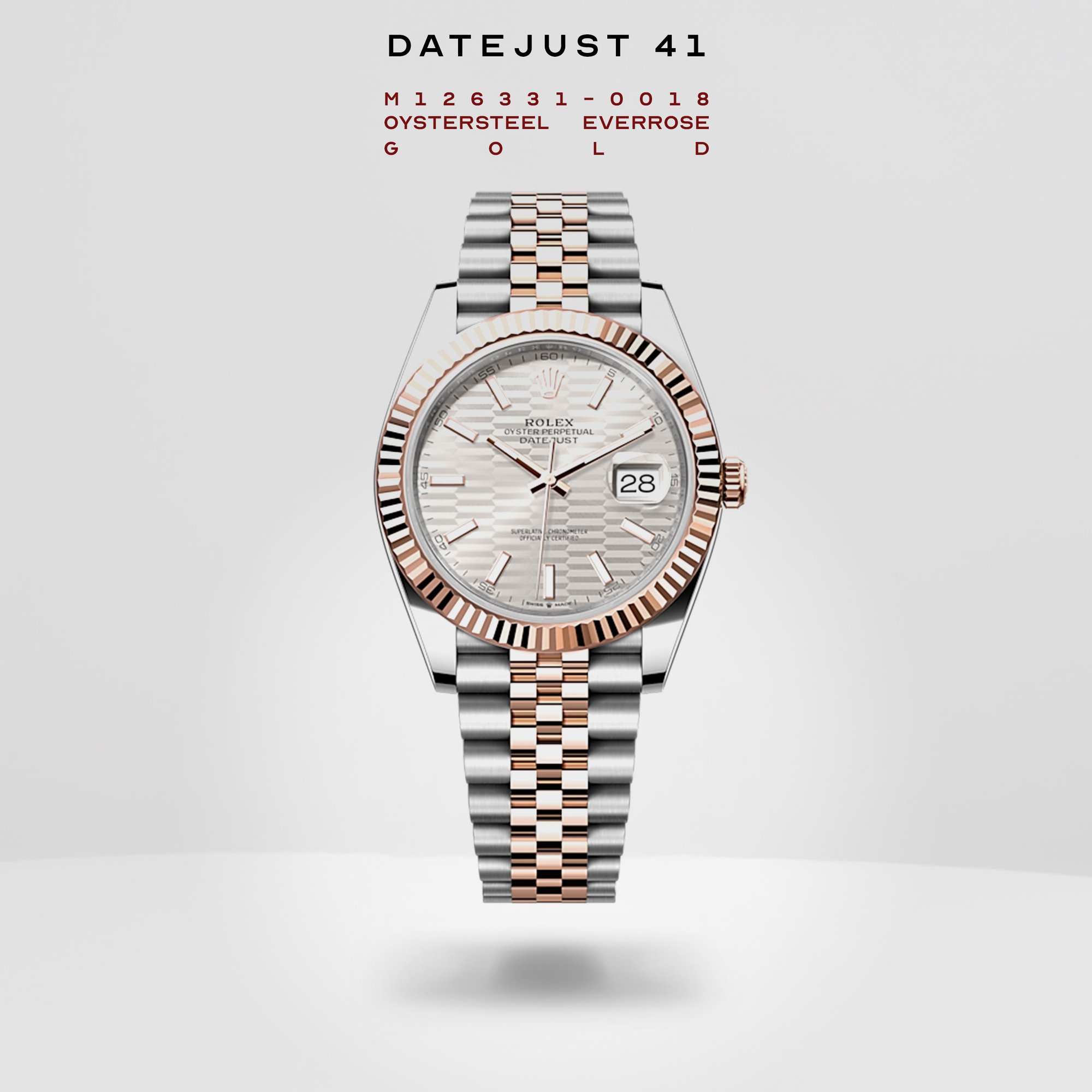 Rolex Datejust 41 Silver Dial Everose Gol In Melbourne Victoria
