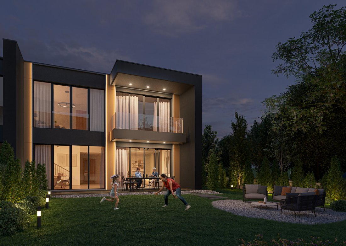 A Twin House In A Luxurious Gated Residential Complex In The In Sofia