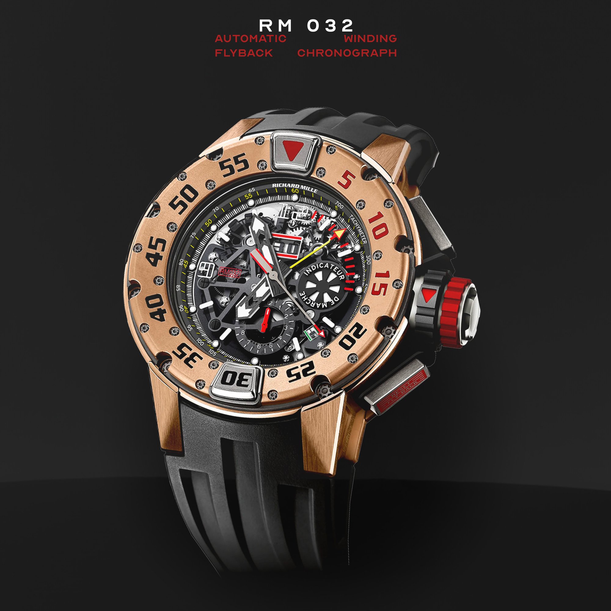 Rm 032 Automatic Winding Flyback Chronograph In Melbourne