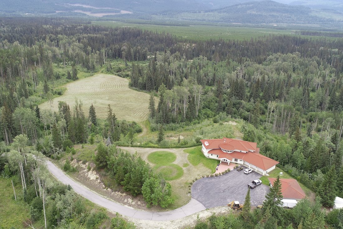 Spanish Revival Riverfront In Valemount, British Columbia, Canada For