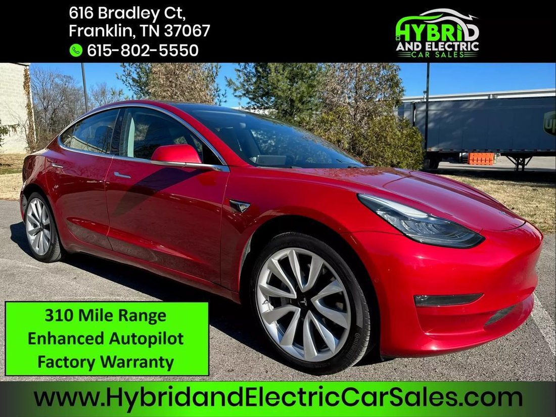 2018 tesla model on sale 3 enhanced autopilot