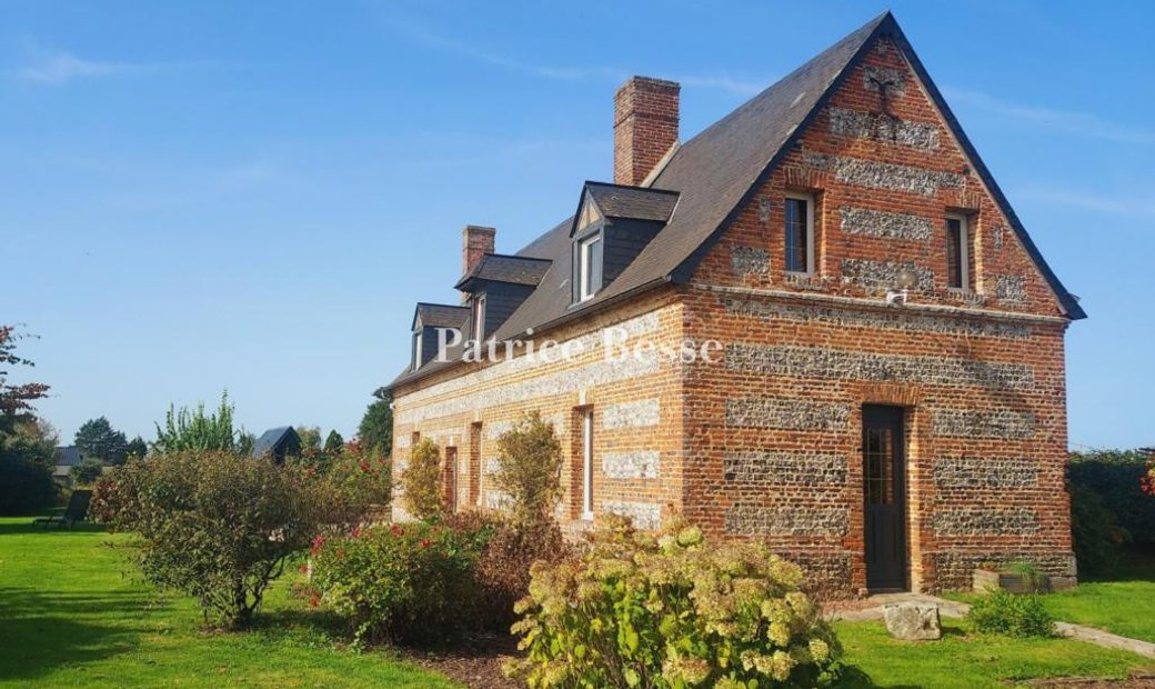 A Complex Of Two Renovated Houses And In Longueville Sur Scie, Normandy
