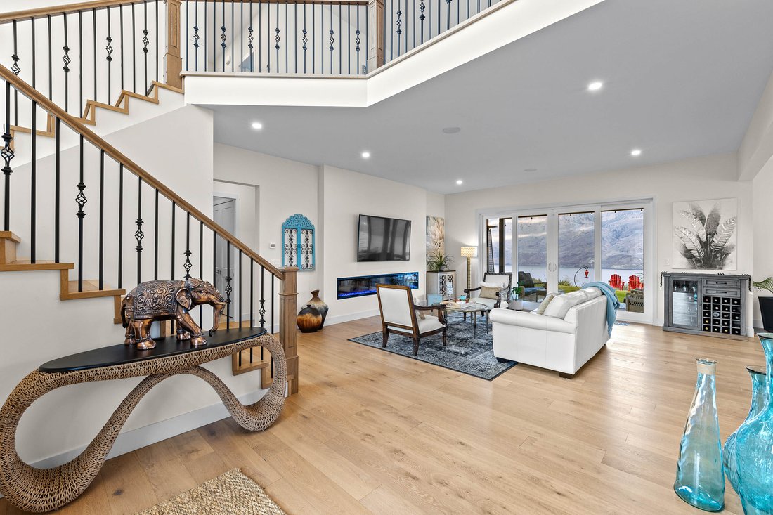 Tobiano Beauty On The Bluff In Kamloops, British Columbia, Canada For