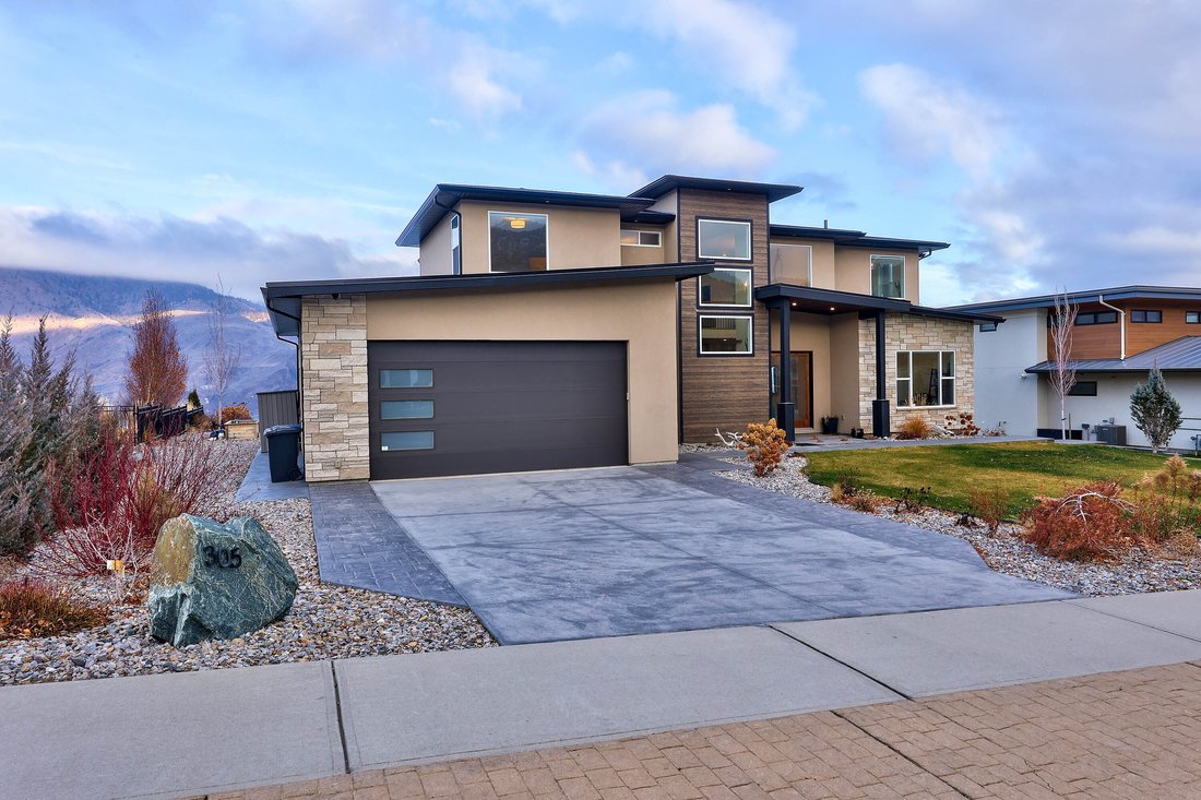 Tobiano Beauty On The Bluff In Kamloops, British Columbia, Canada For