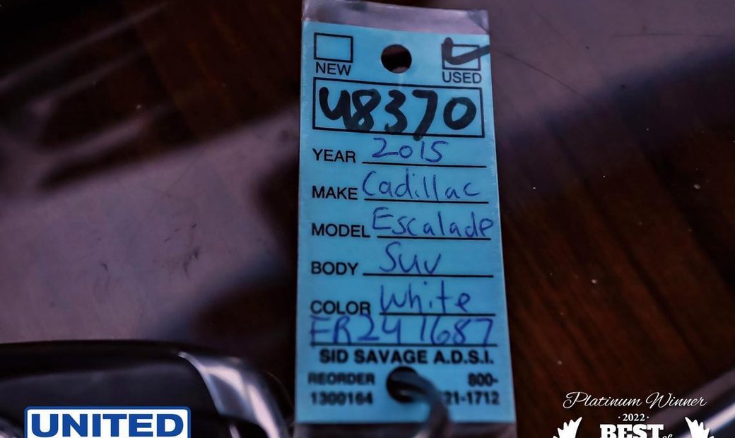 2015 Cadillac Escalade In Anchorage, Ak, United States For Sale (13632709)