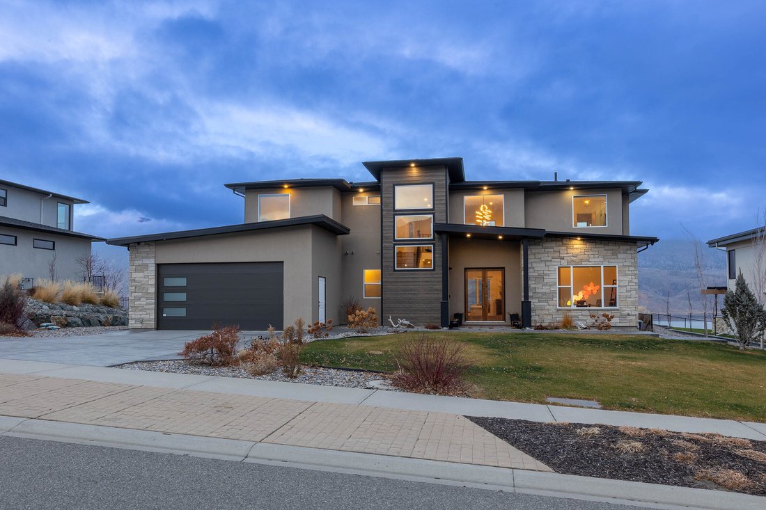 Tobiano Beauty On The Bluff In Kamloops, British Columbia, Canada For