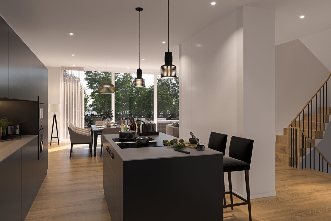 New Build Sophisticated Semi Detached House With In Munich, Bavaria