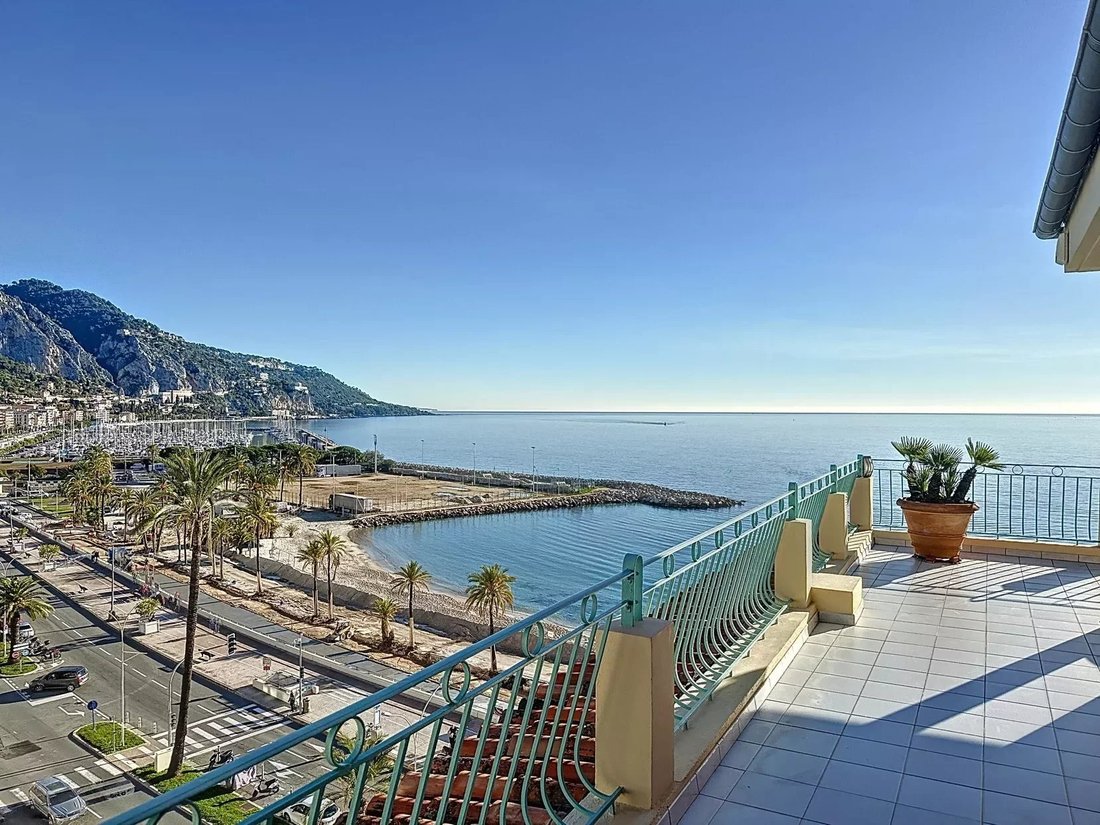 Menton Garavan Penthouse In Menton, Provence Alpes Côte D'azur, France For Sale (13664892)