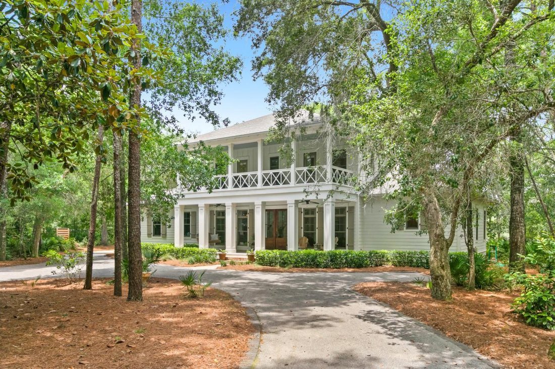 Waterfront Plantation Style Home In In Santa Rosa Beach, Florida