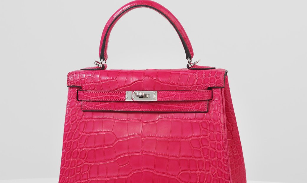 HERMÈS Kelly   V6_Matte Alligator Kelly 25 hand in Framboise with Palladium ha