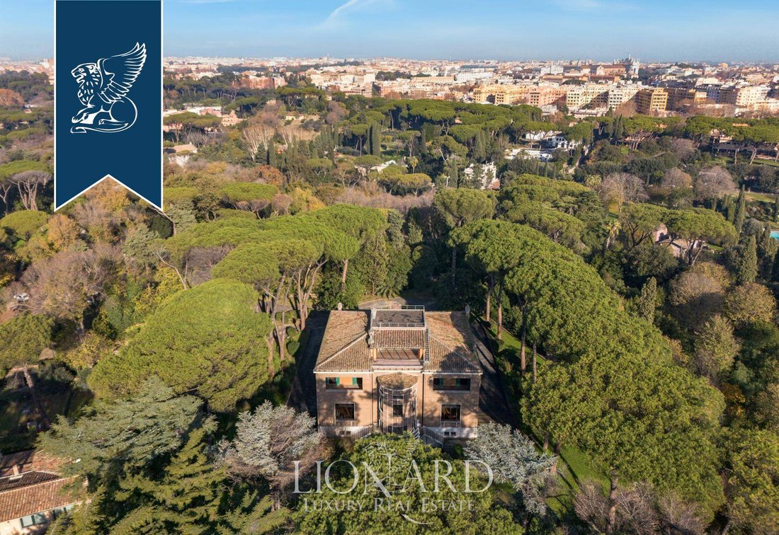 Famous Neoclassic Villa For Sale In The Heart Of Rome In Rome, Lazio ...