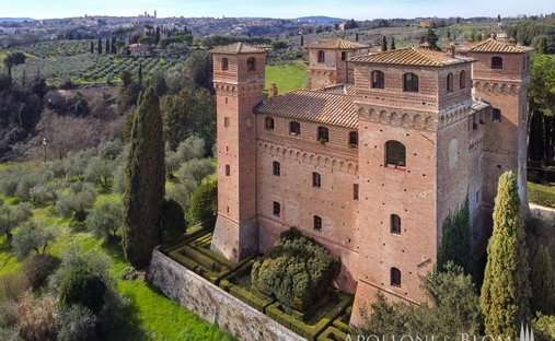 Castle in Siena, Tuscany, Italy 1