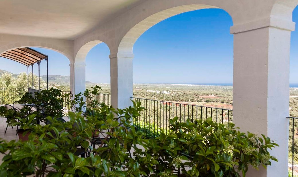 A Breathtaking View Over Sea And Hills Of Monopoli In Monopoli, Apulia