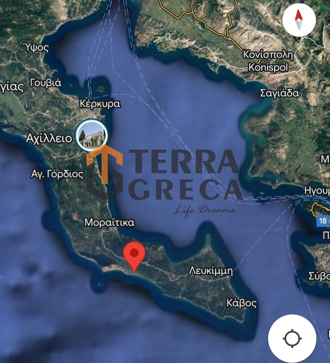 Land in Korissia, Peloponnese, Western Greece and the Ionian, Greece 4 - 13690296