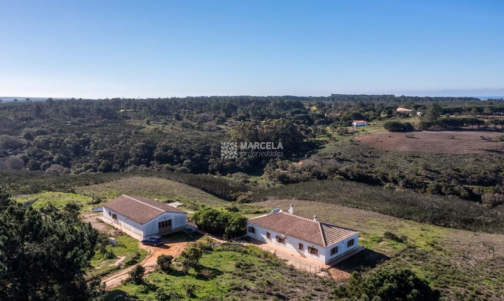 Three Bedroom Rural Property With Land And Sea In Aljezur, Algarve