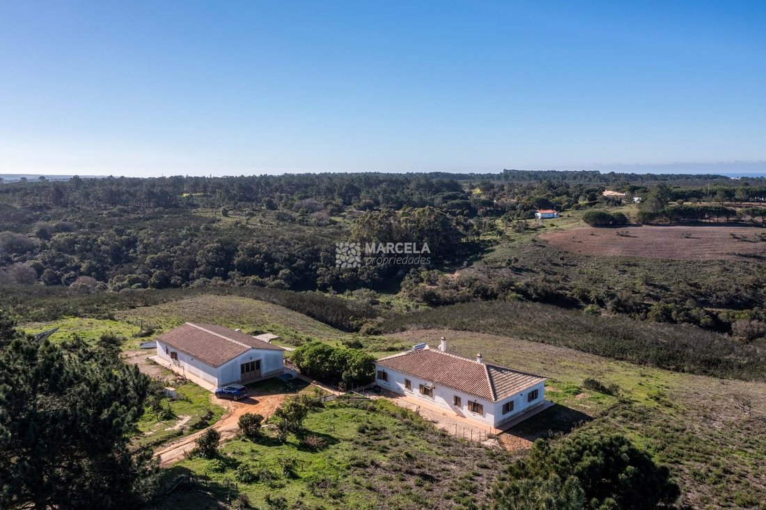 Three Bedroom Rural Property With Land And Sea In Aljezur, Algarve