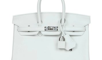 Hermès Birkin 25 New White Swift Palladium Hardware
