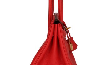 Hermès Birkin 25 Rouge de Coeur Togo Gold Hardware