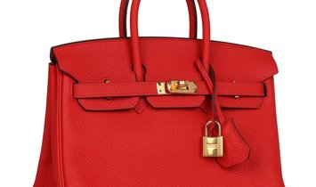 Hermès Birkin 25 Rouge de Coeur Togo Gold Hardware
