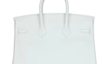 Hermès Birkin 25 New White Swift Palladium Hardware