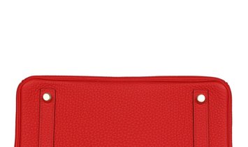 Hermès Birkin 25 Rouge de Coeur Togo Gold Hardware