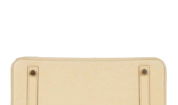 Hermès Birkin 25 Vanille Ostrich Boreal Gold Hardware