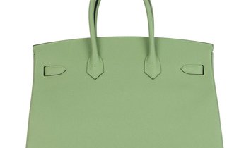 Hermès Birkin 35 Vert Criquet Epsom Palladium Hardware