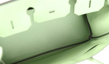 Hermès Birkin 35 Vert Criquet Epsom Palladium Hardware