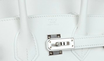 Hermès Birkin 25 New White Swift Palladium Hardware