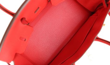 Hermès Birkin 25 Rouge de Coeur Togo Gold Hardware