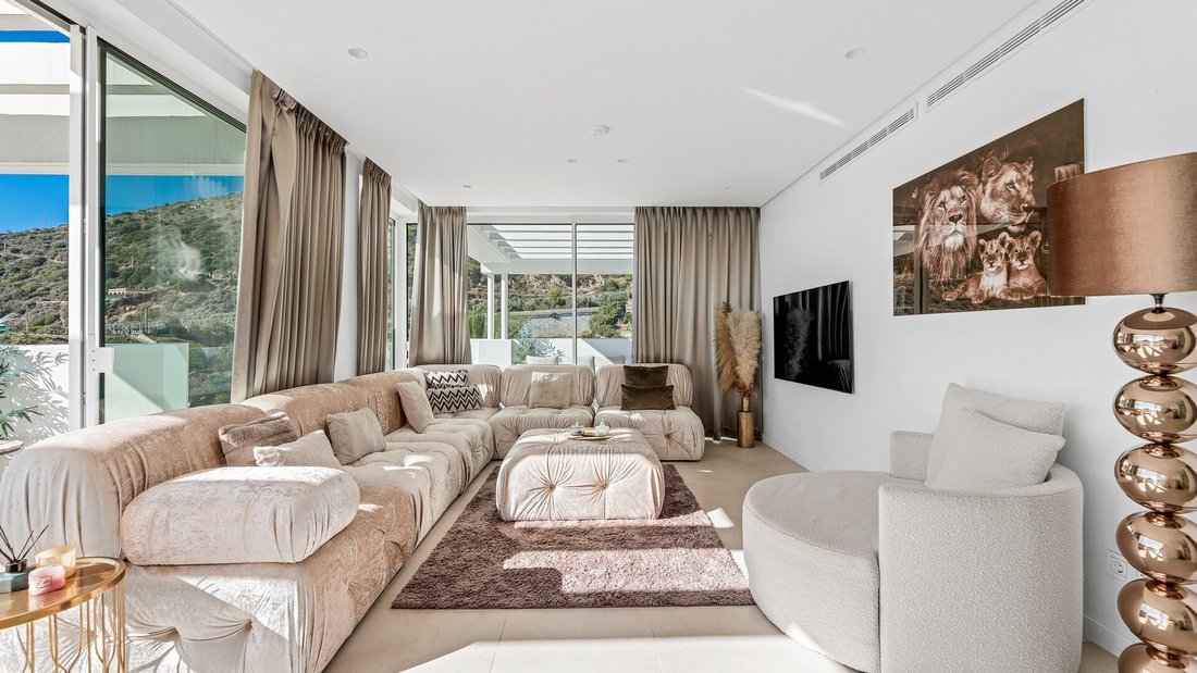 View of Sophisticated Penthouse With Panoramic Views In Palo In Ojén, Andalusia ...